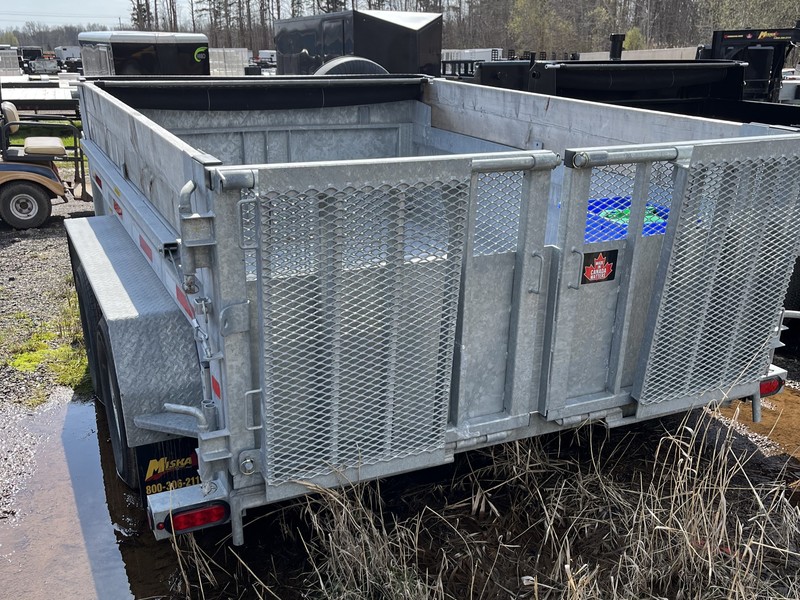 Cargo, Utility Trailers  2024 Miska 5 Ton Galvanized Dump Trailer Photo
